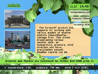 Weather report - click here to enlarge